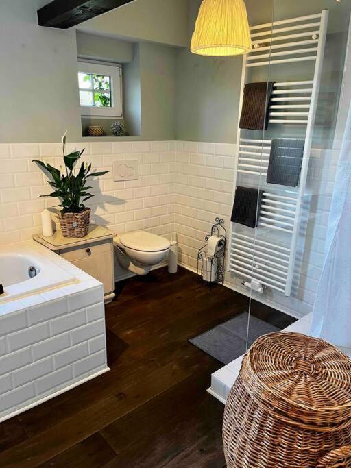 Ferienwohnung Hofblick ツュルピッヒ エクステリア 写真